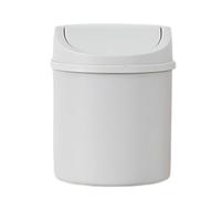 Générique Poubelle De Bureau Avec Couvercle - Petite Poubelle En PP Pour Salle De Bain, Salon, Coiffeuse, Dessus De Table, Cuisine, 16,5 × 13 CM