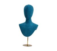Générique Présentoir à Chapeaux Décoratif En Forme de Tête de Mannequin pour Accessoires pour Cheveux, Bandeaux et Casques Audio, Vert