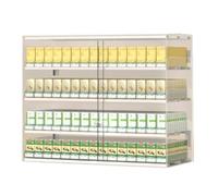 Générique Présentoir à Cigarettes à Plusieurs Niveaux, idéal pour Les commerces de détail et Les Restaurants. Porte-Cigarettes Mural en Acrylique avec Plateau Poussoir Automatique.
