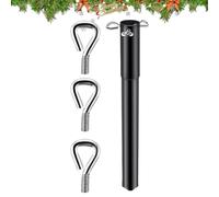 Générique Prolongateur De Hauteur pour Sapin De Noël - Décor Saisonnier en Fer Plus Haut,Support pour Arbre De Noël pour Plus De Hauteur | pour Intérieur Extérieur Balcons Terrasses