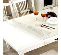 Générique Protection de Bureau Transparente en PVC - sous-Main Multi-usages de 1 mm d'épaisseur pour Salle à Manger, Table de Chevet, Facile à Nettoyer - Dimensions : 55,9 x 130 cm, 71,1 x 140 cm, 61