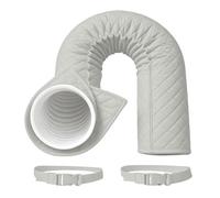 Générique Protection Portable pour Tuyau de Climatisation, Gaine Isolation Climatiseur Enveloppe Isolante Triple Couche Ajustable avec 2 Colliers pour Intérieur et Extérieur Diamètre