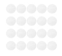 Générique Protection pour Badge Bouton Rond en Pvc, Lot de 20pcs, Surface Lisse, Adapté aux Badges de 55mm pour Exposition et Rangement Souvenir