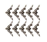 Générique Protections d'angle en Fer pour Cahiers et Boîtes à Bijoux, 20 Pièces, Style Vintage Robuste et Décoratif pour Albums et Carnets