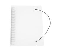 Générique Protège Cahier Transparent A5 en Pp Exquis Couverture Protectrice et Recharge pour Classeur à Anneaux, pour Bloc-notes et Manuels