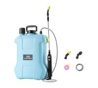 Générique Pulvérisateur Électrique Distributeur Agricole à Batterie Pulvérisateur à Bretelle Arroseur de Jardin avec Buses Interchangeables Adapté pour Le, 15l Bleu