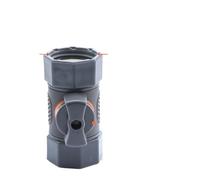 Générique Raccord De Tuyau Adaptateur de Robinet en Plastique 3/4" mâle/Femelle, raccord Rapide avec à Bille for Tuyau d'arrosage, rallonge, réparation, Pistolet Eau(C-2PCS)
