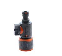 Générique Raccord De Tuyau Adaptateur de Robinet en Plastique 3/4" mâle/Femelle, raccord Rapide avec à Bille for Tuyau d'arrosage, rallonge, réparation, Pistolet Eau(F-1PCS)