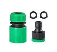 Générique Raccord De Tuyau Ensemble de raccords Rapides for tuyaux d'arrosage, Adaptateur raccord Femelle/mâle 1/2" 3/4" for système d'irrigation(Color 05)