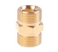Générique Raccord De Tuyau Raccord D'extension for Tuyau De Nettoyeur Haute Pression, Filetage Mâle 14 Mm vers 15, Adaptateur Coupleur Femelle(Color01)
