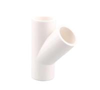 Générique Raccords de tuyauterie en PVC Blanc 20-32 mm Droit/coude/té/Croix | Joints d'adaptateur d'eau 3 à 6 voies(Blue,I.D 25mm)