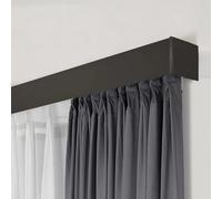 Générique Rail de Rideau Double Coulissant Silencieux sur Mesure - Rails de Rideaux Polyvalents pour Salon et Appartement, avec cantonnière pour Une décoration intérieure élégante