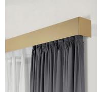 Générique Rail de Rideau Double Silencieux sur Mesure - Glissement Fluide pour Salon et Appartement, cantonnière Incluse, Installation Facile, Conception Durable