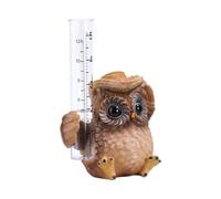 Générique Rain Gauge Outdoor - Resin Owl Garden Decor Water Measuring Tool
