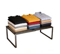 Générique Range-vêtements Empilable | Organisation de Vêtements Réglable - Séparateur d'armoire Gain de Place | pour Dressing Maison Appartement Chambre Étudiant Cuisine Chambre Enfant