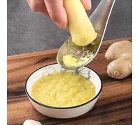 Générique Râpe à gingembre en acier inoxydable, cuillère, zesteur de citron vert et de citron, râpe à fromage, presse-ail et wasabi en acier inoxydable, ustensile de cuisine
