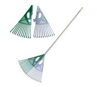 Générique Râteau À Feuilles De Jardin | Ratissage À Long Manche Ergonomique Ramasse-Feuilles,Râteau à Main pour Jardin,pour Nettoyage Jardin, débris, Aiguilles de pin, déchaumage et