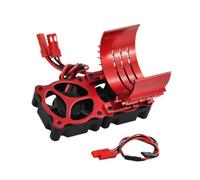 Générique RC Car Motor Cooling Fan Dispositif Refroidisseur Moteur Voiture RC Aluminium Alliage Installation Pratique avec Haute Performance et Kit Complet, Rouge