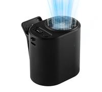 Générique Rechargeable Clip Fan - 100 Speed Portable Waist Fan With LED Display, Quiet Hands-Free Cooling Fans For Work, Travel, Car, Camping, Home, Office, Bedroom, Desk And Outdoor Use
