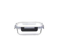 Générique Récipient à déjeuner en verre travail et repas au micro-ondes(Rectangle 370ml)