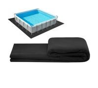 Générique Rectangular Pool Pad Thickened Ground Cloth Protector