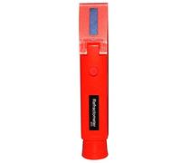Générique Réfractomètre Alcoomètre Compteur d'alcool 0~80% V/V ATC Vodka Whisky Alcool Pourcentage Outils Hydromètre Concentration Spiritueux Test (Color : Red)