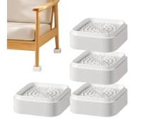 Générique Rehausseurs pour Le Lit | 4 Pièces Blocs Carrés Empilables | Blocs De Surélévation pour Pieds De Table Et Canapé | pour Le Réfrigérateur Le Bureau La Table Le Lave-Linge L'Armoire