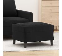 Générique Repose-Pied Noir 60x50x41 cm Velours,Meubles, Poufs,349298