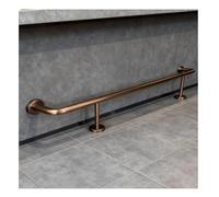 Générique Repose-Pieds de Bar avec Barre de Maintien sous comptoir et matériel de Fixation. Barre de Maintien Robuste en Acier Inoxydable avec Support Mural de 240 cm et Barre d'appui de 20 cm. Idéal