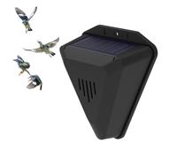 Générique Répulsif Oiseaux Solaire Extérieur, Dispositif Sonore Automatique Étanche IP55 avec 13 Sons et Couverture à 360°, Effaroucheur pour Jardin, Cour, Ferme et Bassin