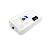 Générique Réservoir d'eau Portable étanche épaissi de 50 Gal avec Robinet | Sac de stockage d'eau en PVC robuste avec robinet for réserve d'eau extérieure multi-scènes