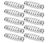 Générique Ressorts de cisaille à élaguer en Acier Inoxydable Argent, Assortiment de 10 pièces, Remplacement pour sécateur de Jardin, pour Arbres fruitiers et Jardinage