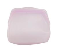 Générique Reusable Freezer Bags - 1000ml, Silicone Food Storage Bags | Leak Proof Stand Up Pouch | Foldable Meal Prep Container for Kitchen, Travel, Camping, Picnic and Refrigerator Storage