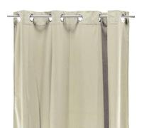 Générique Rideau Velours 100% Polyester - Beige Clair 140x250 cm