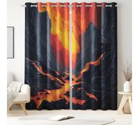 Générique Rideaux Fantaisie Art Salon 132 x 242 cm Lot de 2 Pas