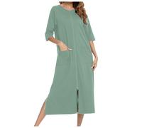Générique Robe De Soirée Satin Peignoir Peignoirs Femme Chambre Ete Coton Sortie Bain Homme Cadeaux Personnalisés 19mg, Soie Végétale Nuisette Blanche Court Éponge 600g, Polaire Courte