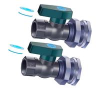Générique Robinet de Seau de Pluie extérieur 3/4 Pouces, conteneur d ' Eau en PVC, Fournitures de Jardin, inverseur de Robinet, Adaptateur de Tuyau, inverseur d ' Eau