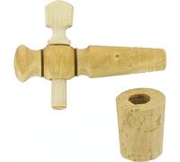 Générique Robinet vinaigrier Bois - 3,5 Pouces + Bouchon liège