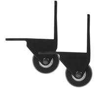 Générique Roue de Rechange Silencieuse Mouvement Fluide pour Petite Valise Noire en Pp et Pvc Réparation et Remplacement de Roues de Valise à Roulettes Pivotantes