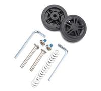 Générique Roue Valise Universelle Kit de réparation Roues silencieuses, 8 pièces, avec vis, for valises, Bagages, essieux, roulettes, Bricolage(49mm x 10.6mm)