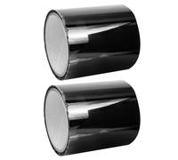 Générique Ruban Adhésif de Réparation Étanche 10cm X 1,5m Pvc Épais Noir Adhère aux Surfaces Irrégulières pour Installation de Fenêtres Anti-tempête pour Film de Serrage et Auvent