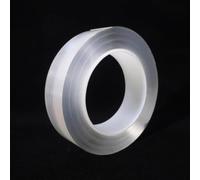 Générique Ruban adhésif double face 5/10 mètre extra-fort Transparent Nano Gel Silicone colle sur mur porte mobile