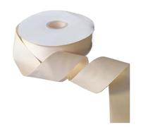 Générique Ruban en Satin 5Yards 3.8CM, bricolage de nœuds, matériel for Bouquet fleurs, boîte d'emballage vêtements, décoration fête mariage Pour l'emballage, la décoration(Beige,3.8CM)