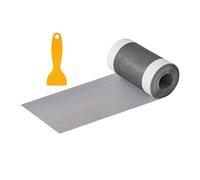 Générique Ruban Pour Moustiquaire,Patch Scellement Adhésif Puissant Avec Racloir - Kit de Réparation pour Filet de Fenêtre | pour Intérieur Extérieur Terrasse Balcon Porte
