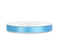 Generique - Ruban Satin 6 mm Bleu Ciel 25 Mètres