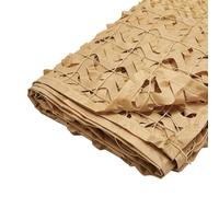 Générique Sable Filet de Camouflage Militaire Renforcé 3x4m 4x6m 6x10m 12x20m, Beige Toile Camouflage Pergola Résistant, Protection Solaire et Voile d'ombrage pour Camping, Jardin, Chasse(4m x 5m)