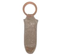 Générique Sac À Bouteille De Vin Pochette À Strass avec Poignée | Sac En Filet De Transport À Bouteille De Champagne Pour Champagne Célébration Fête Pique-Nique Dîner Vacances Stockage