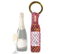 Générique Sac À Bouteille De Vin - Tote Poche Isotherme Réutilisable avec Poignée Résine,Porte-Bouteille en Maille | pour Pique-Nique Anniversaire Mariage Soirée Banquet Quotidien