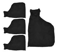 Générique Sac À Poussière pour Scie À Onglet Sac Connecteur Anti-Poussière | Housse de Connexion Réglable Noir pour Polisseuse, Scie, Découpeuse et Ponçeuse À Onglet