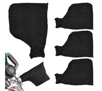 Générique Sac De Collecte De Poussière Sac À Poussière pour Polisseuse | Accessoires Fixation Réglable Collecteur Noir Pour Machine De Découpe Ponçage Travail Du Bois